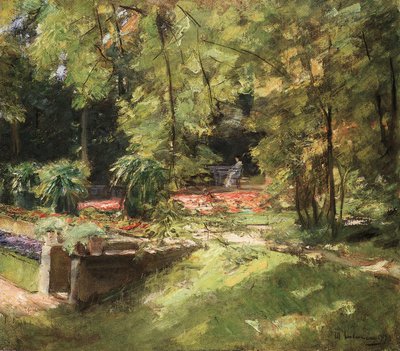 The Flower Terraces in Wannsee Garden to the Southwest by Max Liebermann